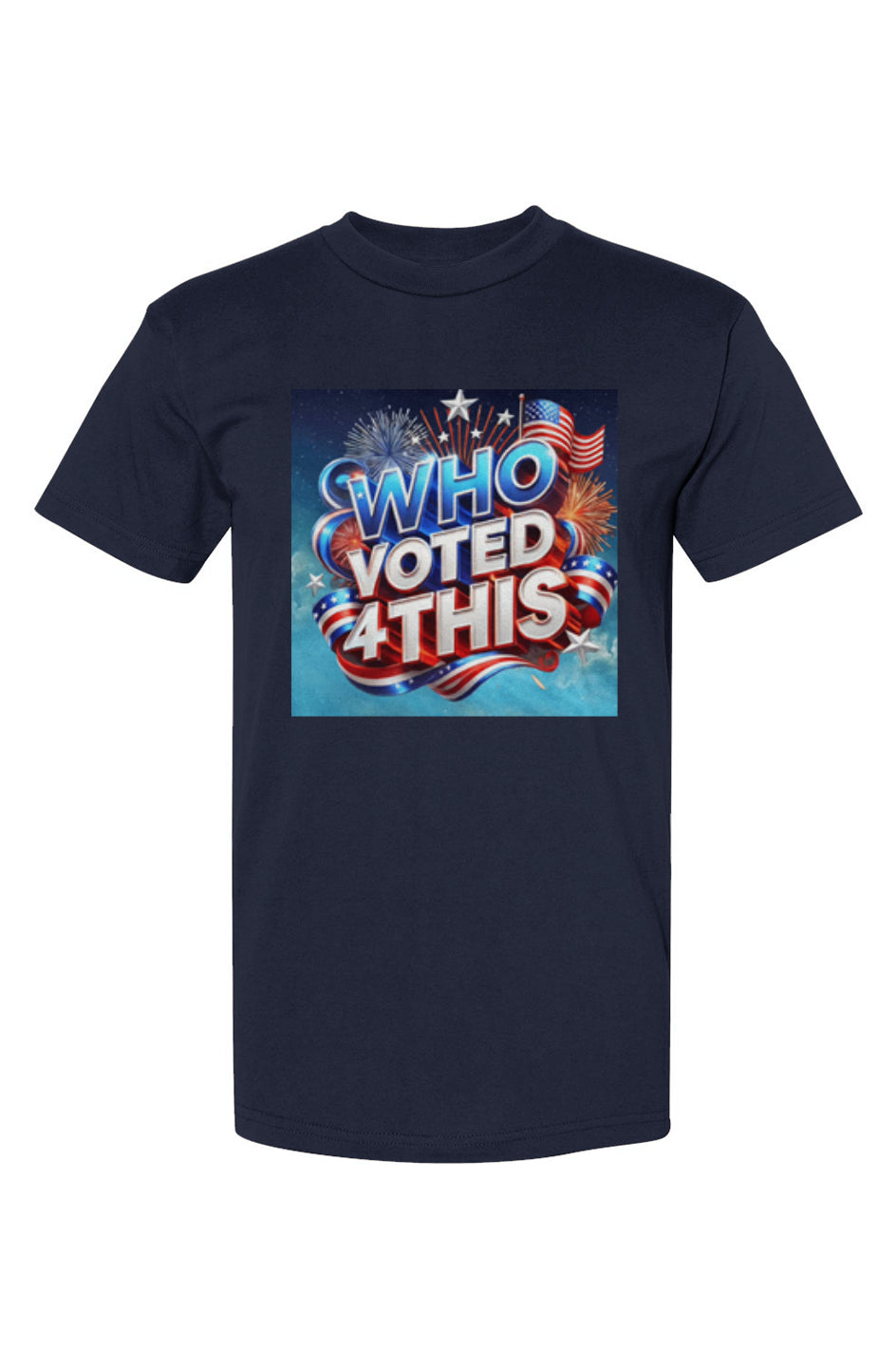WhoVoted4ThisBlue2 USA-Made T-Shirt