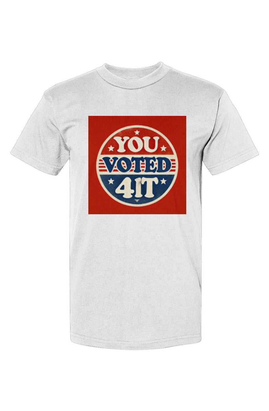 RetroBtnUwhitered USA-Made T-Shirt