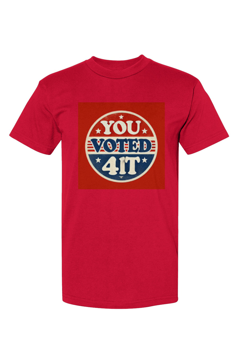 RetroBtnURedred USA-Made T-Shirt