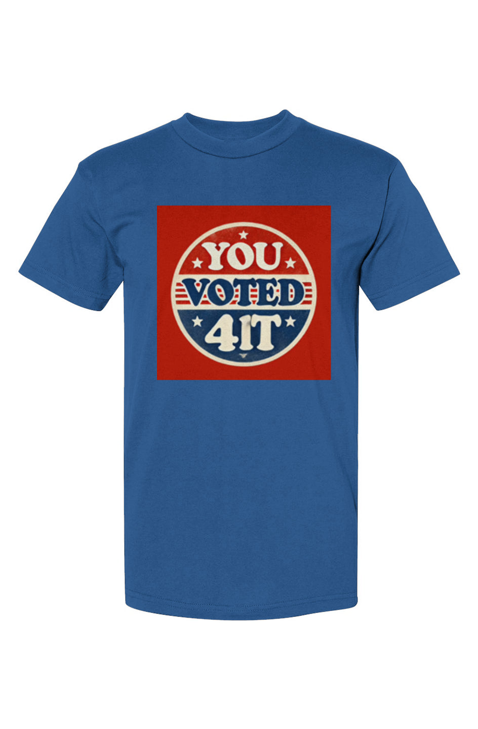 RetroBtnUbluered USA-Made T-Shirt