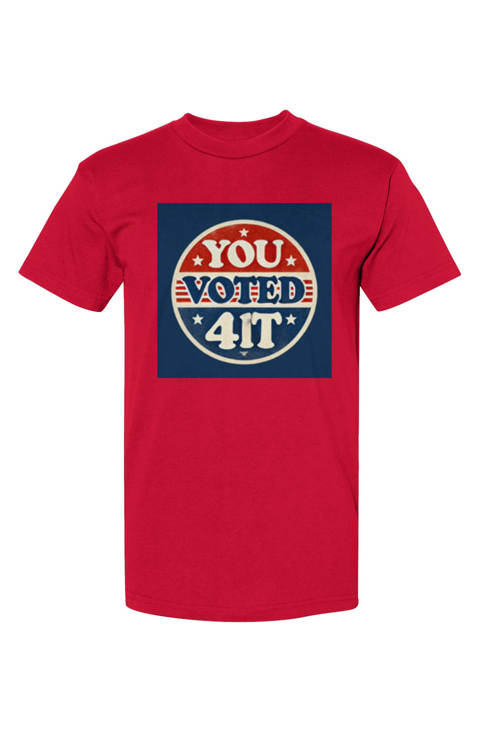 RetroBtnUredblue USA-Made T-Shirt
