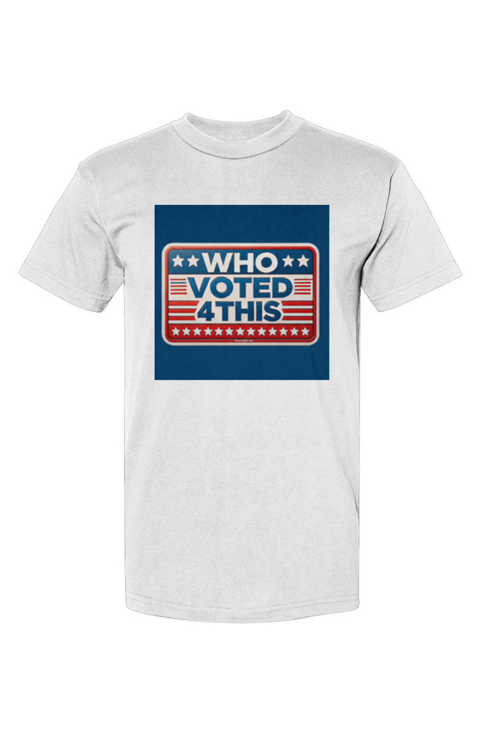 Retrodoubleohswhowhiteblue USA-Made T-Shirt