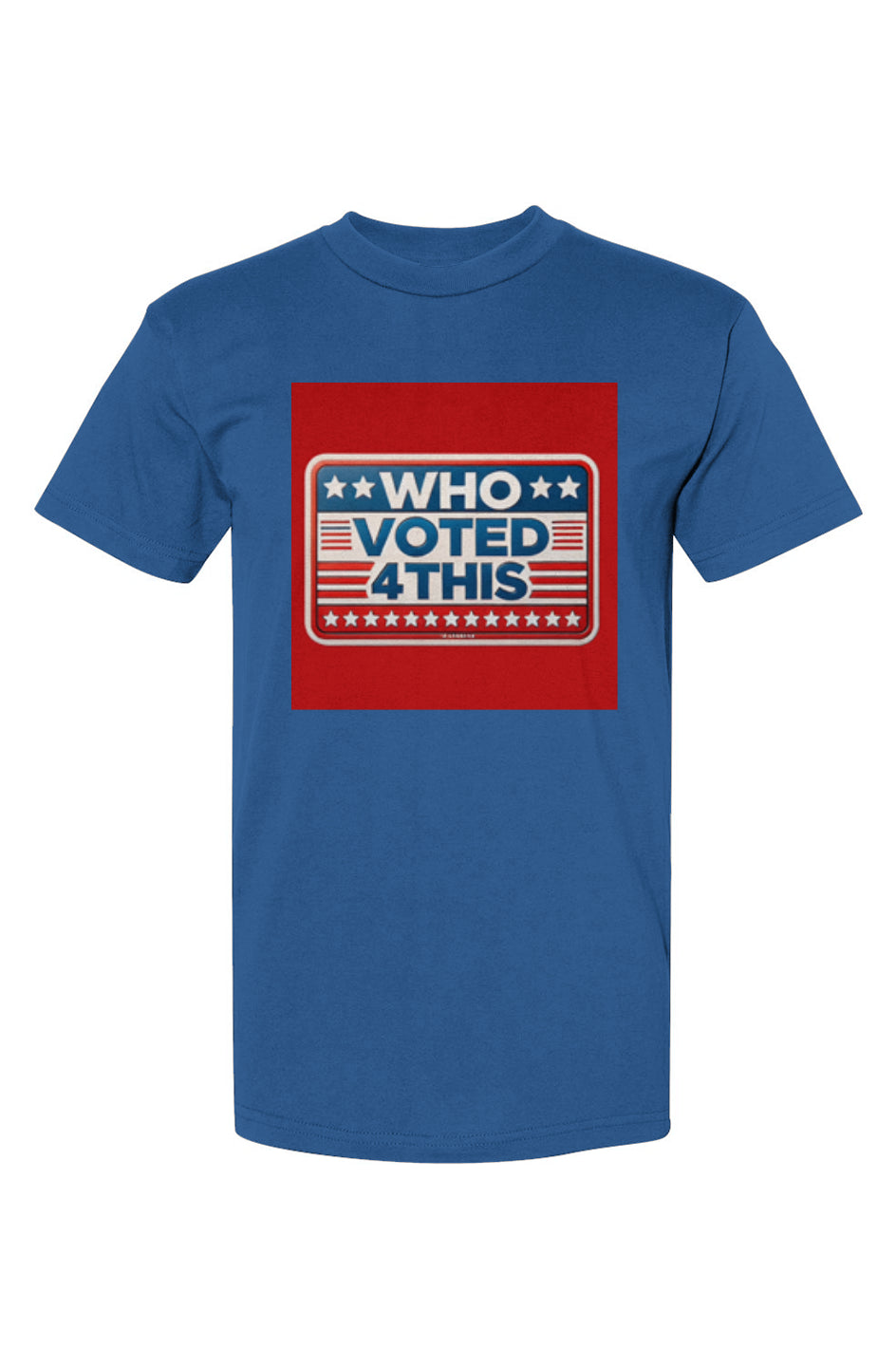 RetrodoubleohswhoblueRed USA-Made T-Shirt