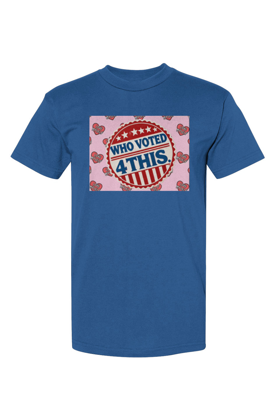 RetrobtnWhoheartblue USA-Made T-Shirt