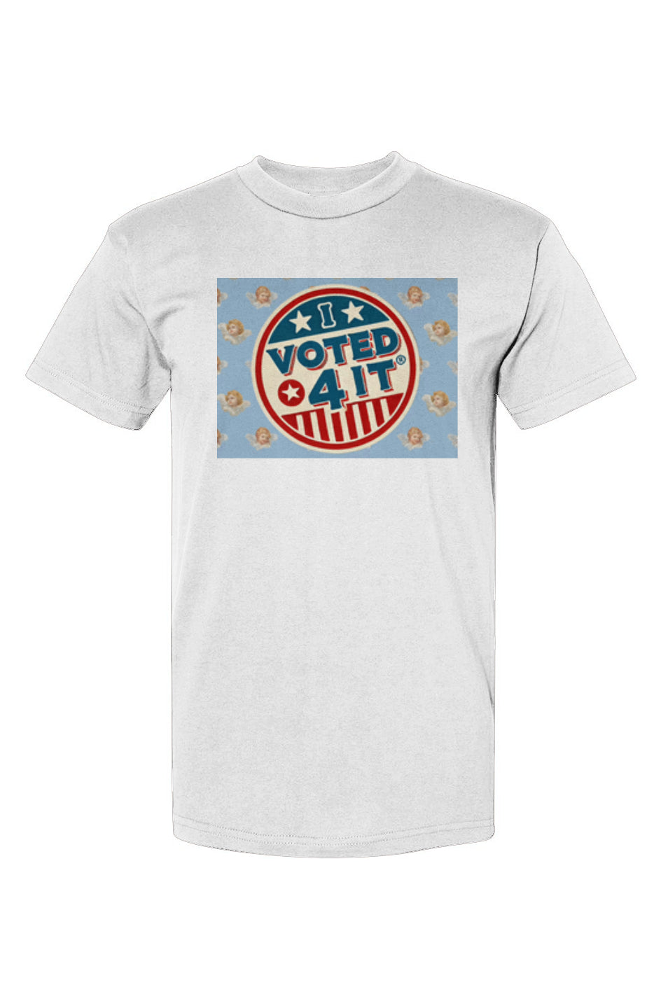 RetrobtnIangelwhite USA-Made T-Shirt