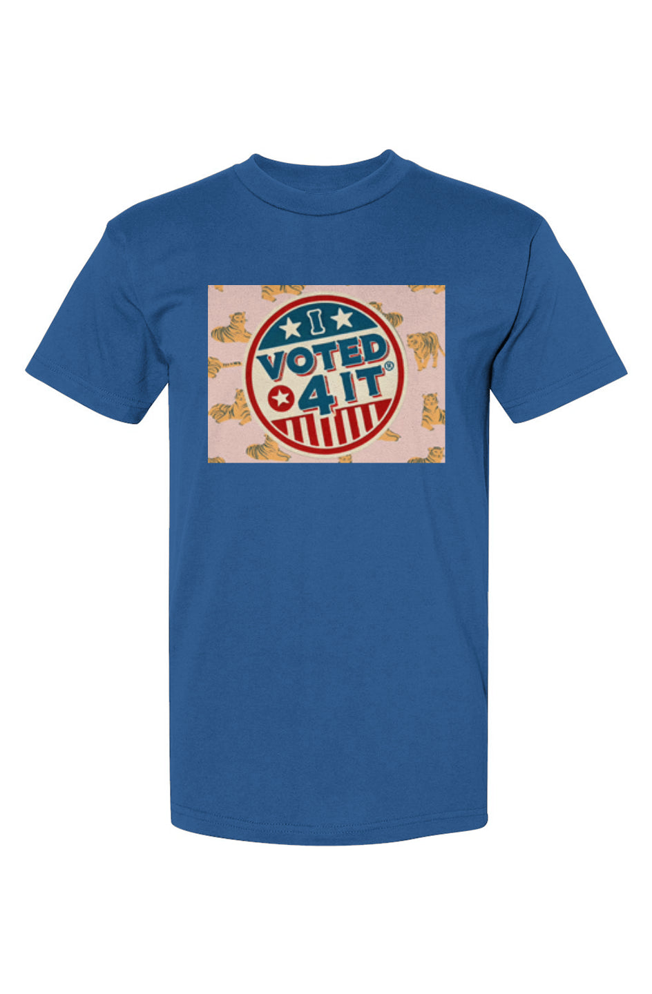 RetrobtnIbengalblue USA-Made T-Shirt