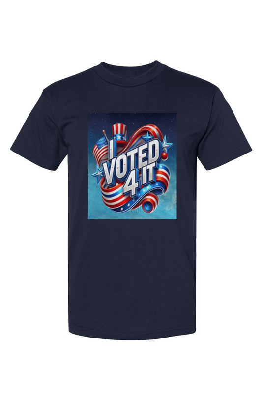 IVoted4ItBluebg USA-Made T-Shirt