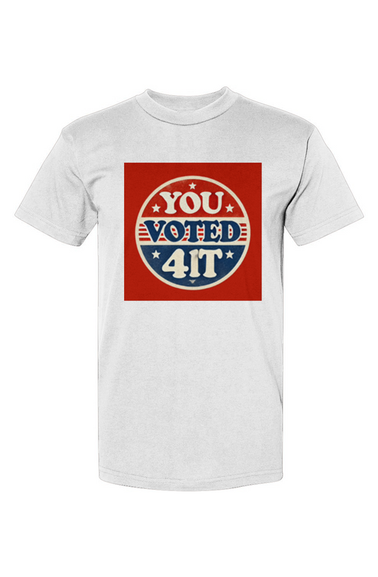 RetroBtnUwhitered USA-Made T-Shirt