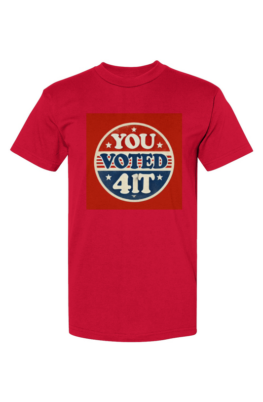 RetroBtnURedred USA-Made T-Shirt