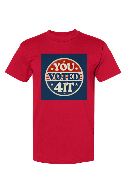 RetroBtnUredblue USA-Made T-Shirt