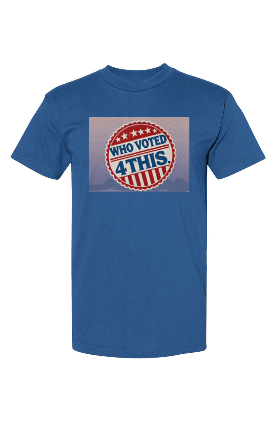 Retrobtnwhomtnblue USA-Made T-Shirt