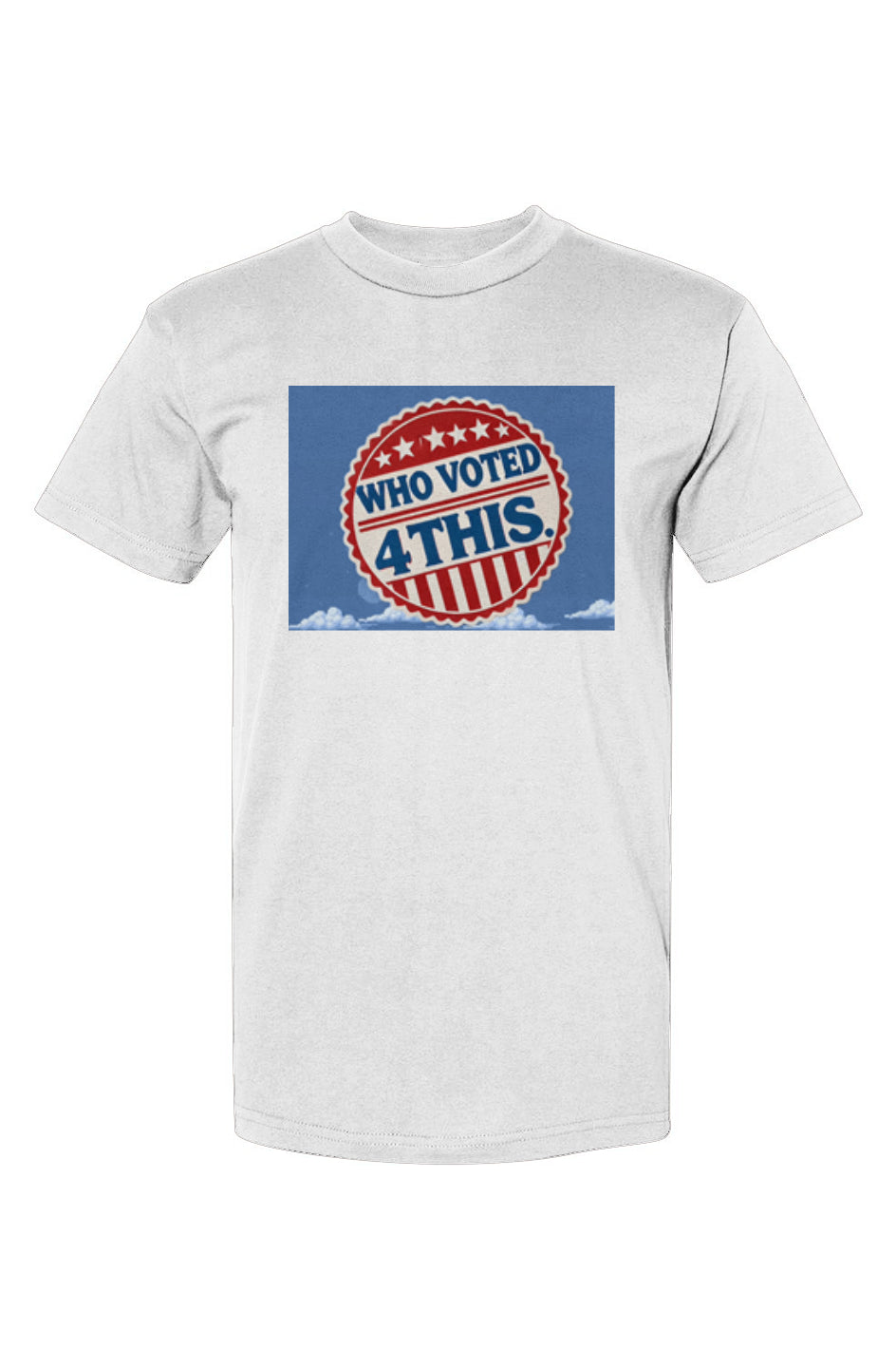 Retrobtnwhopixcldwhite USA-Made T-Shirt