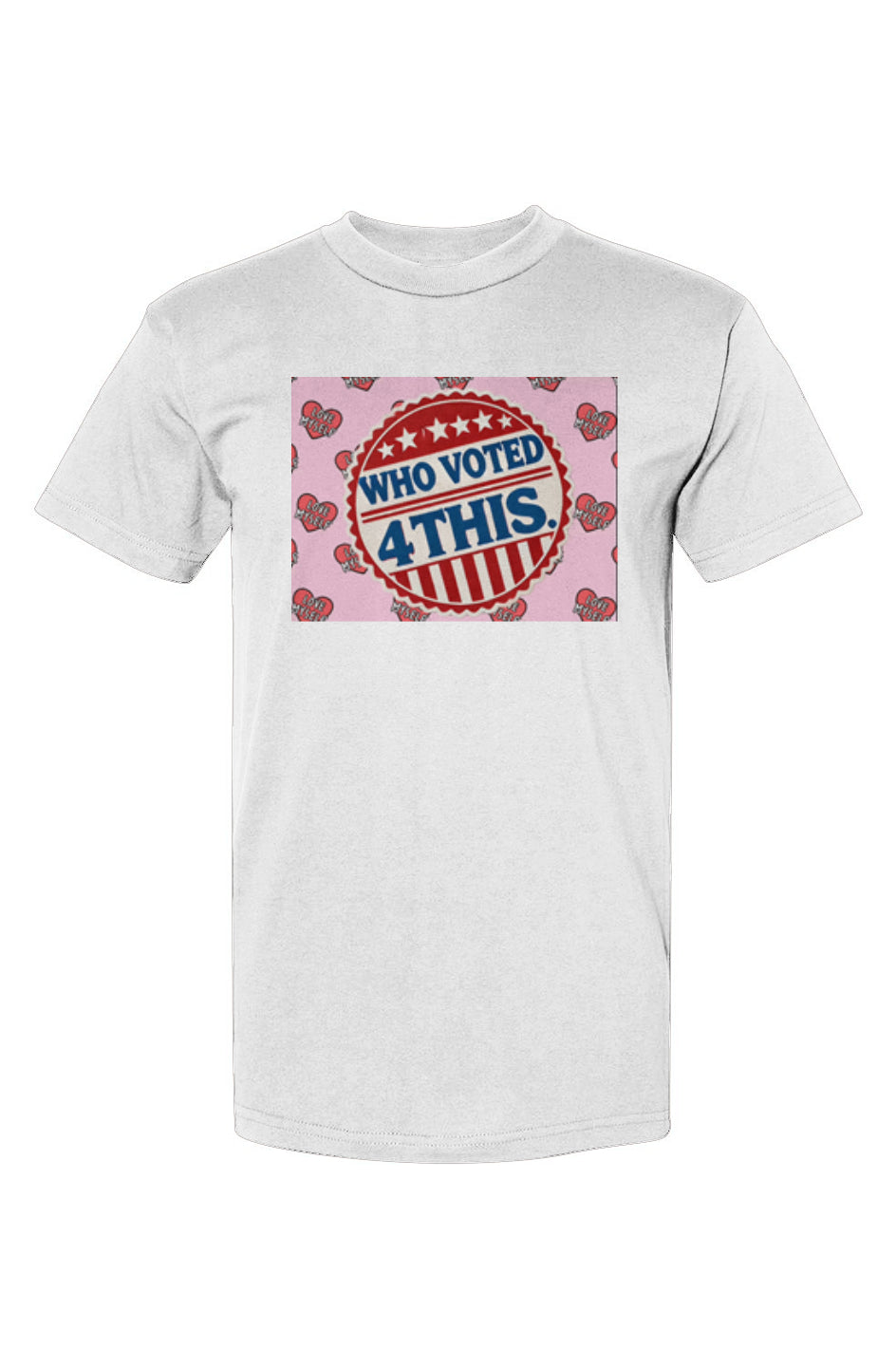RetrobtnWhoheartwhite USA-Made T-Shirt