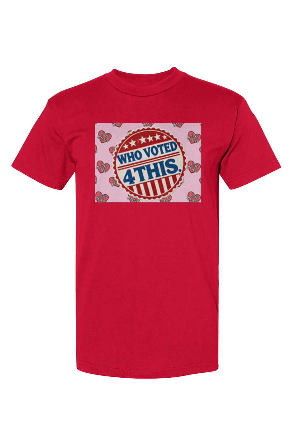 RetrobtnWhoheartred USA-Made T-Shirt