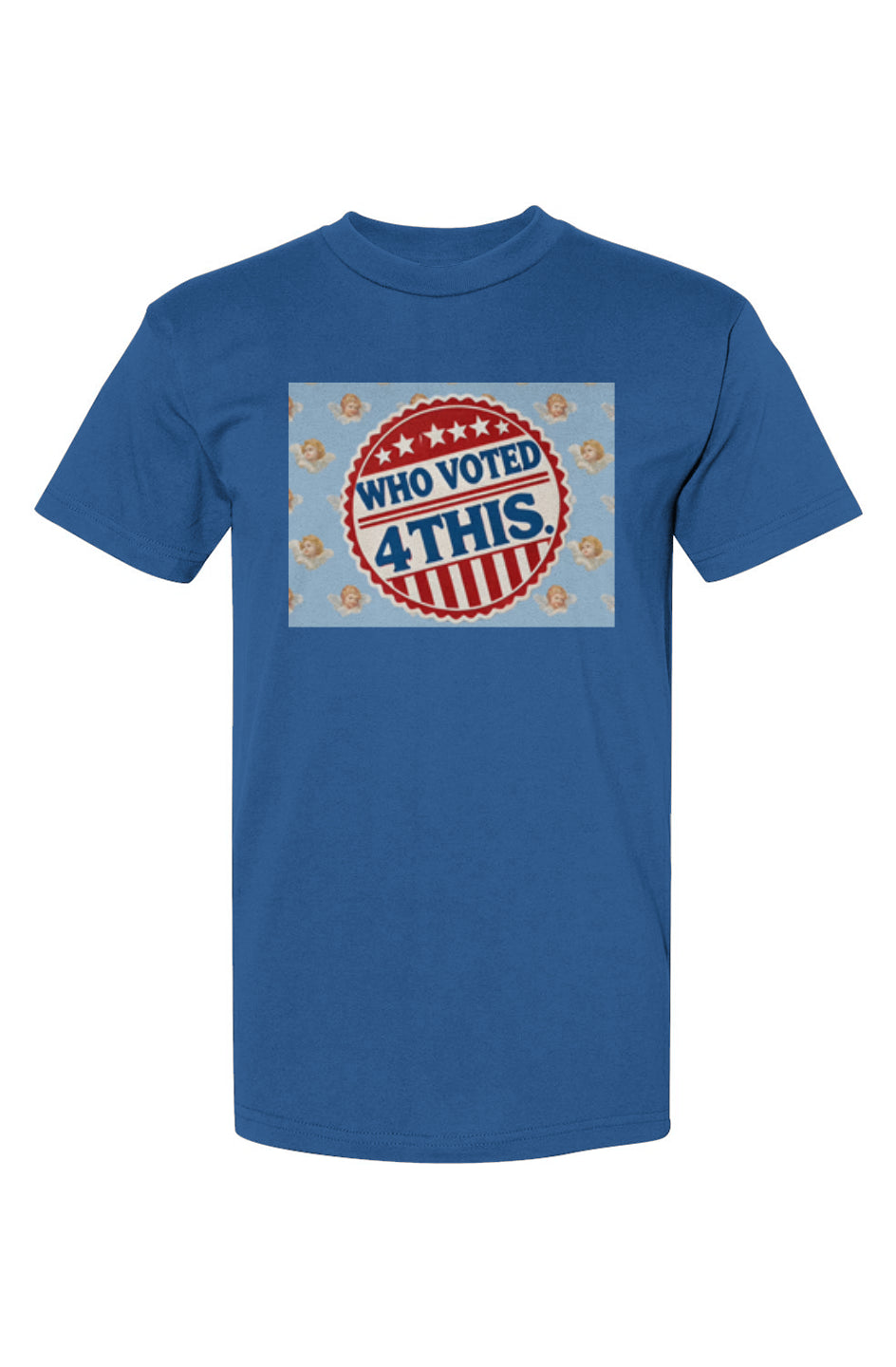 RetrobtnWhoAngelblue USA-Made T-Shirt