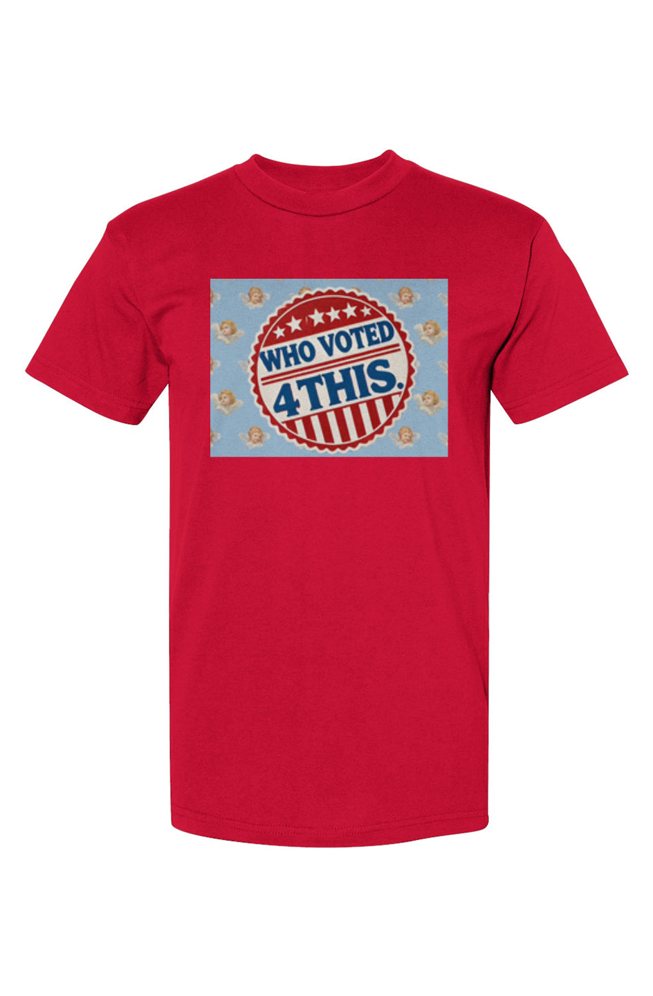 RetrobtnWhoAngelred USA-Made T-Shirt