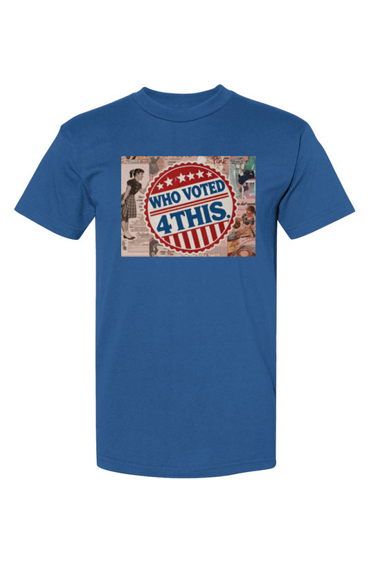 RetrobtnWhotoonartblue USA-Made T-Shirt