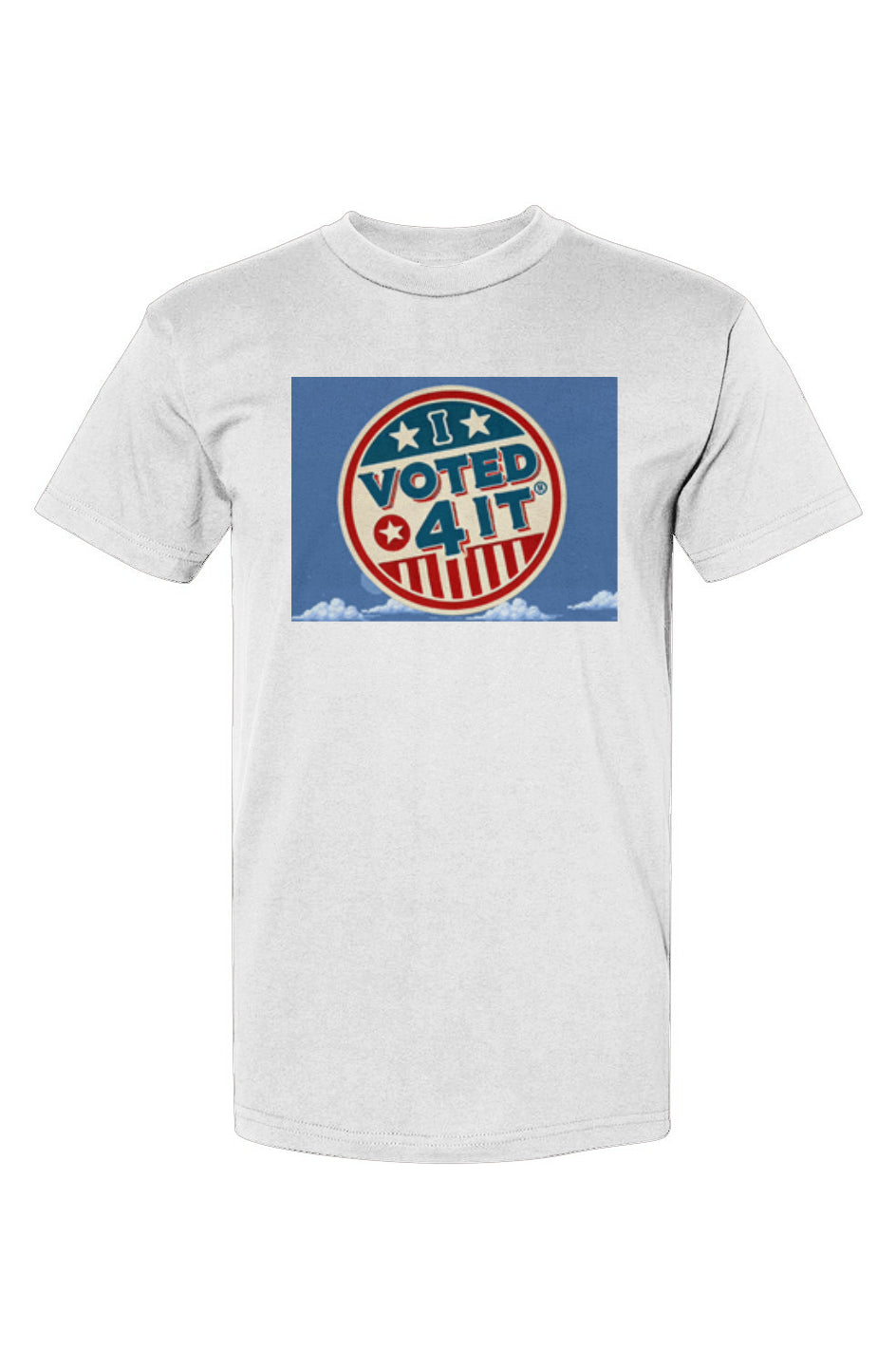 RetrobtnIpixcloudwhite USA-Made T-Shirt