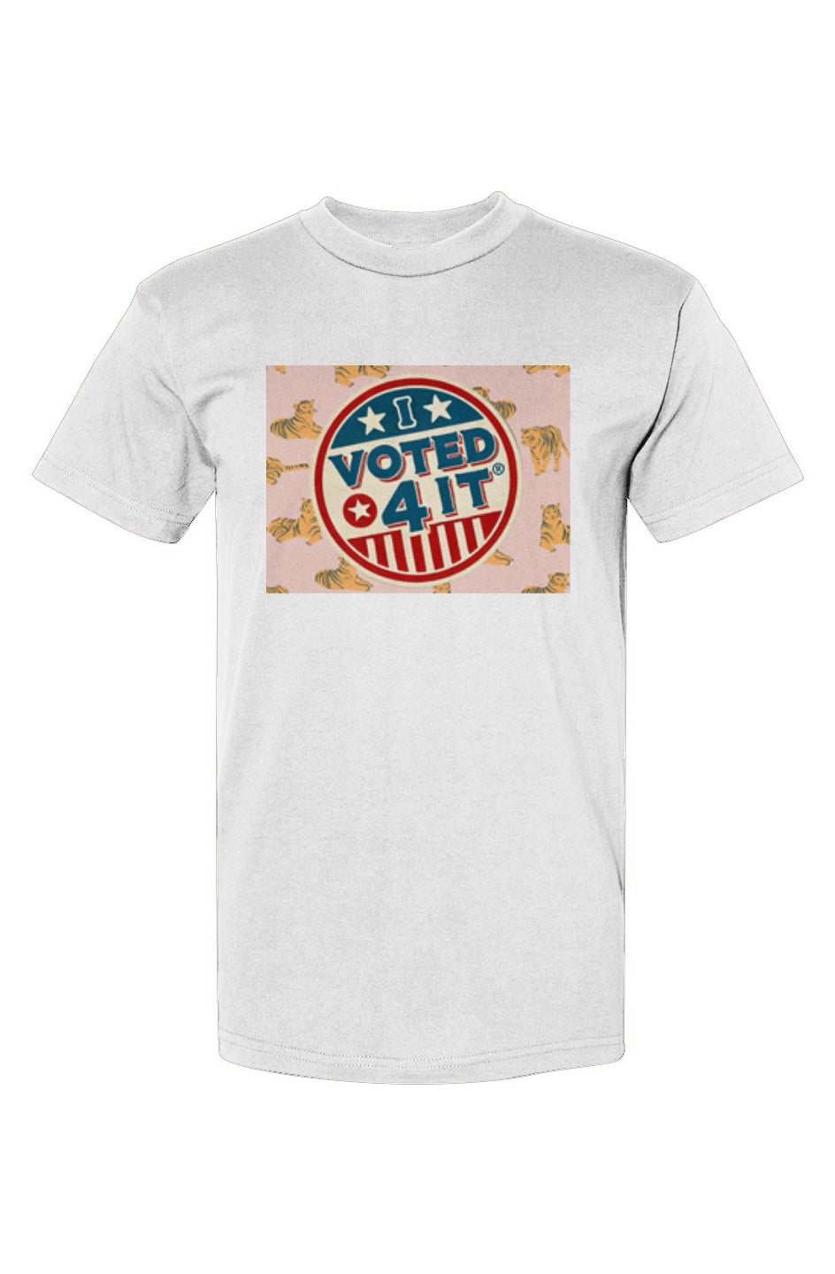 RetrobtnIbengalwhite USA-Made T-Shirt