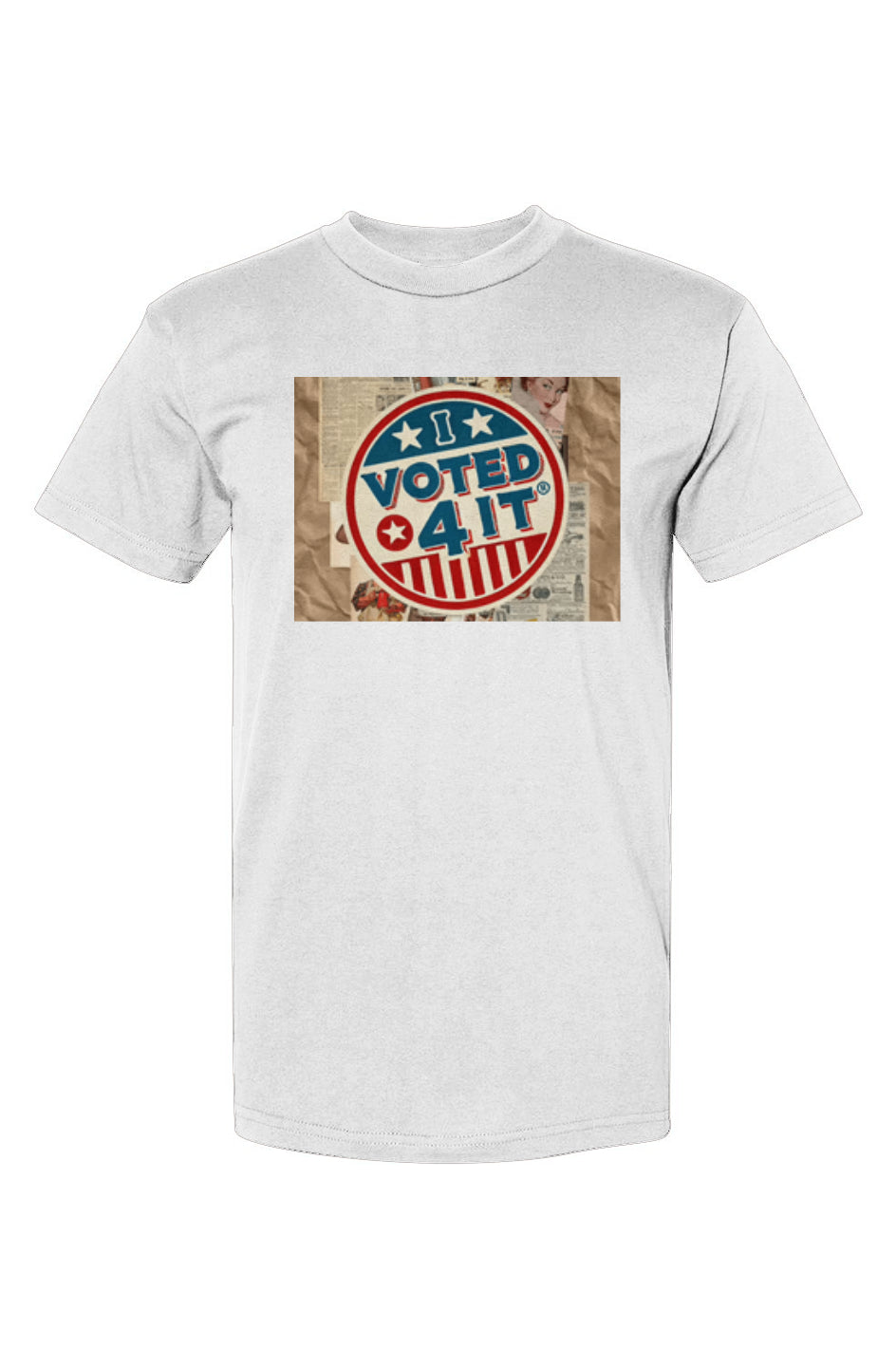 RetrobtnIpopartwhite USA-Made T-Shirt