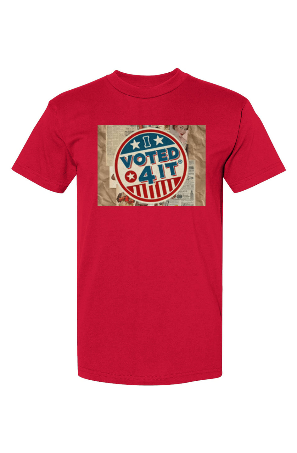 RetrobtnIpopartred USA-Made T-Shirt