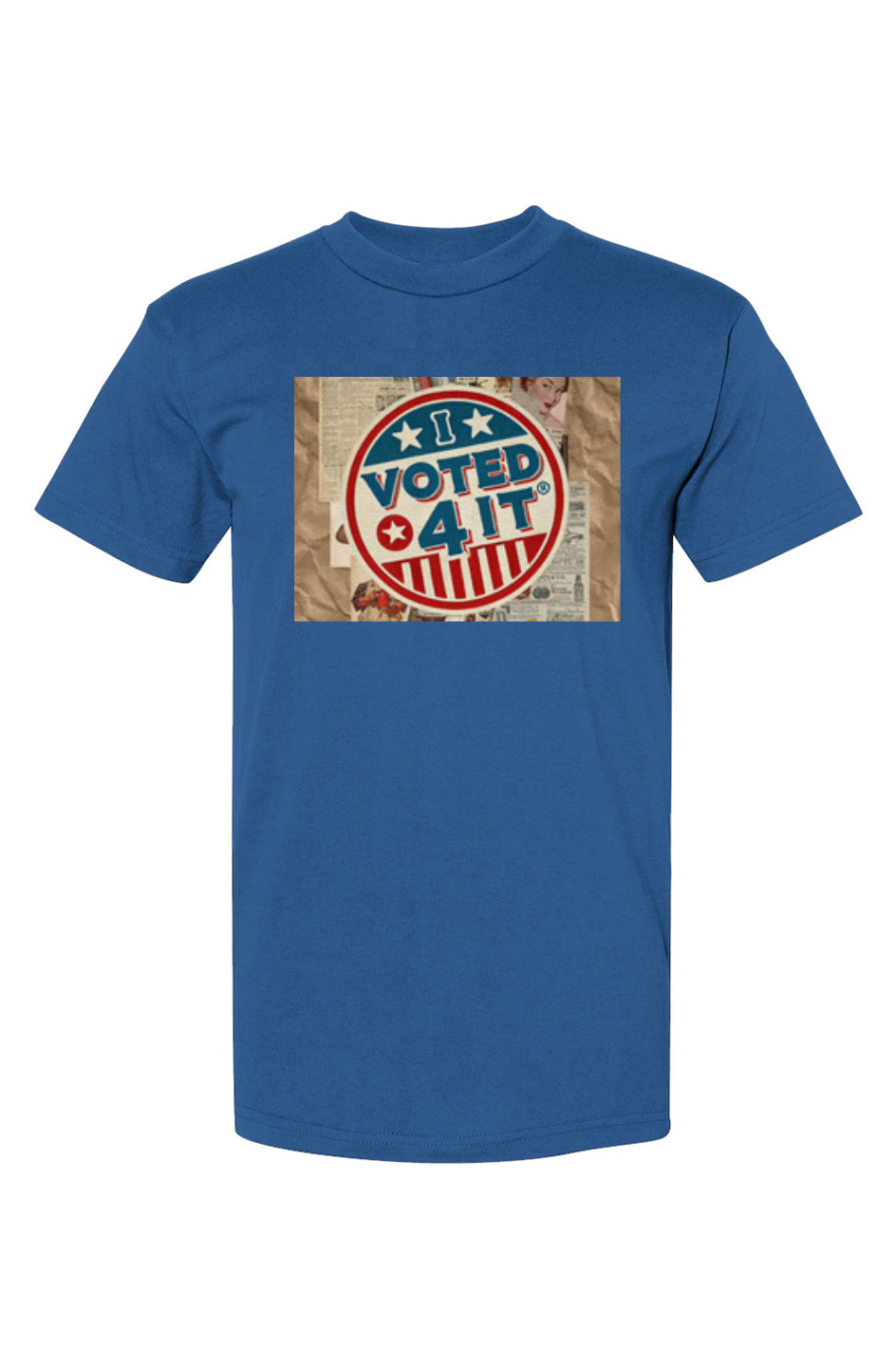 RetrobtnIpopartblue USA-Made T-Shirt