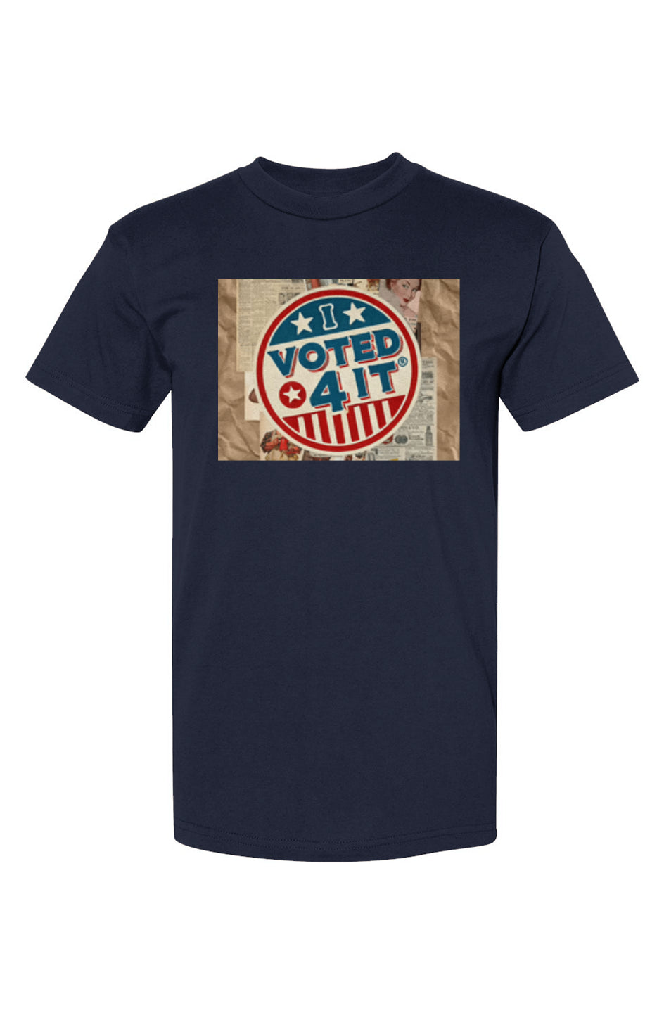 RetrobtnIpopartnavy USA-Made T-Shirt