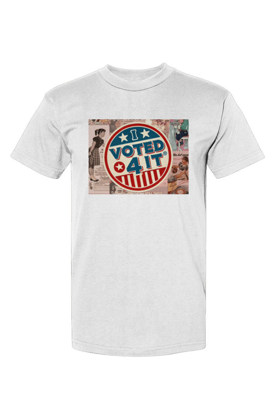 RetrobtnItoonartwhite USA-Made T-Shirt